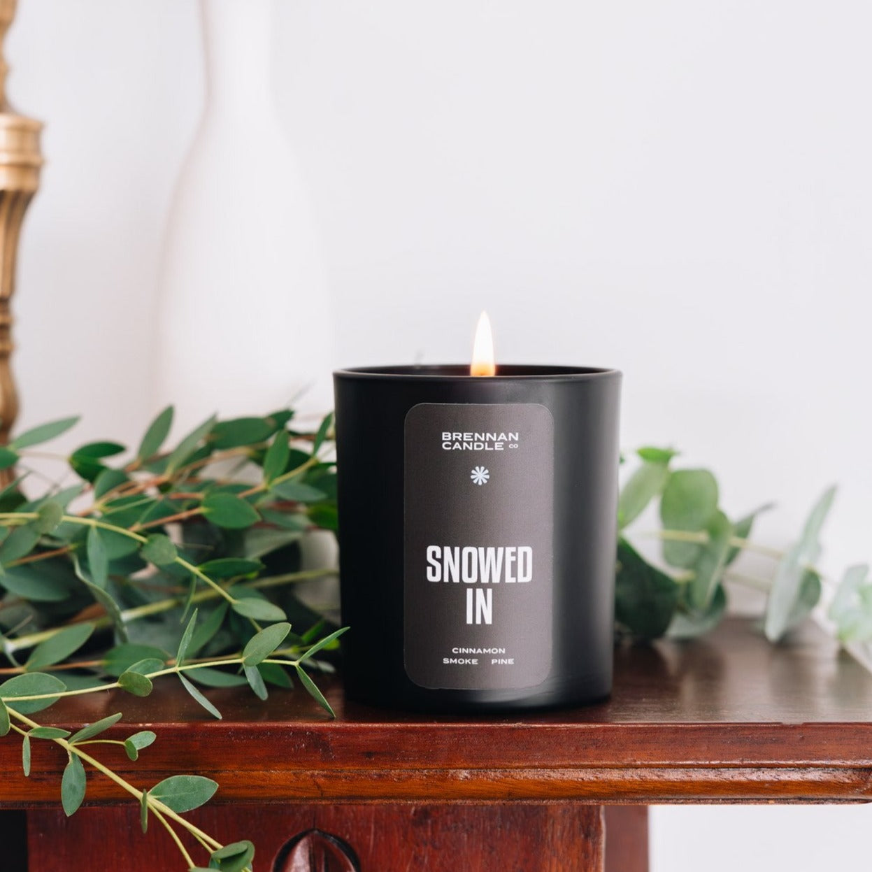 Snowed In - Spruce, Cinnamon and Smoke Candle