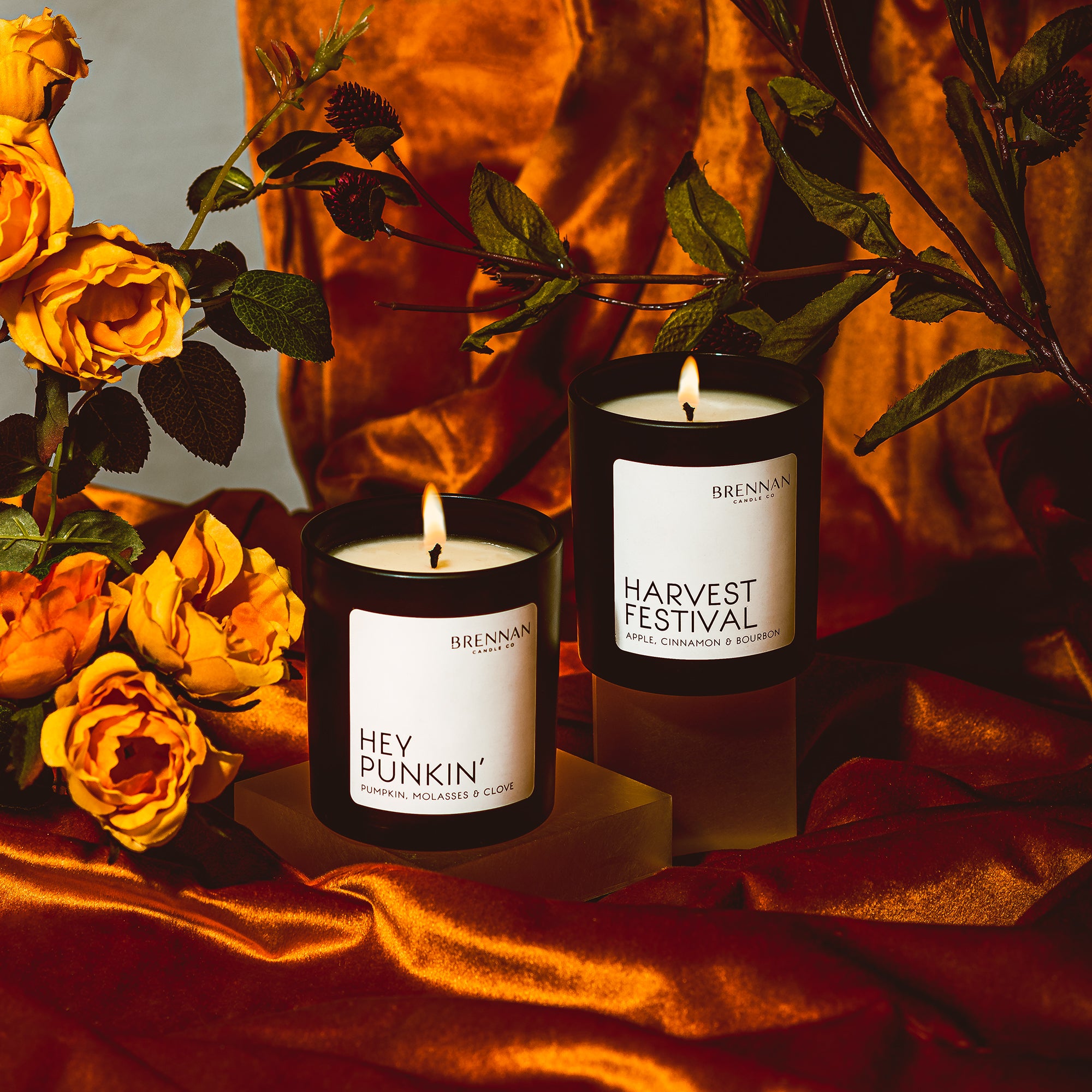 Fruit Favorite Fall Candle Duo - Harvest Festival & Hey Punkin'